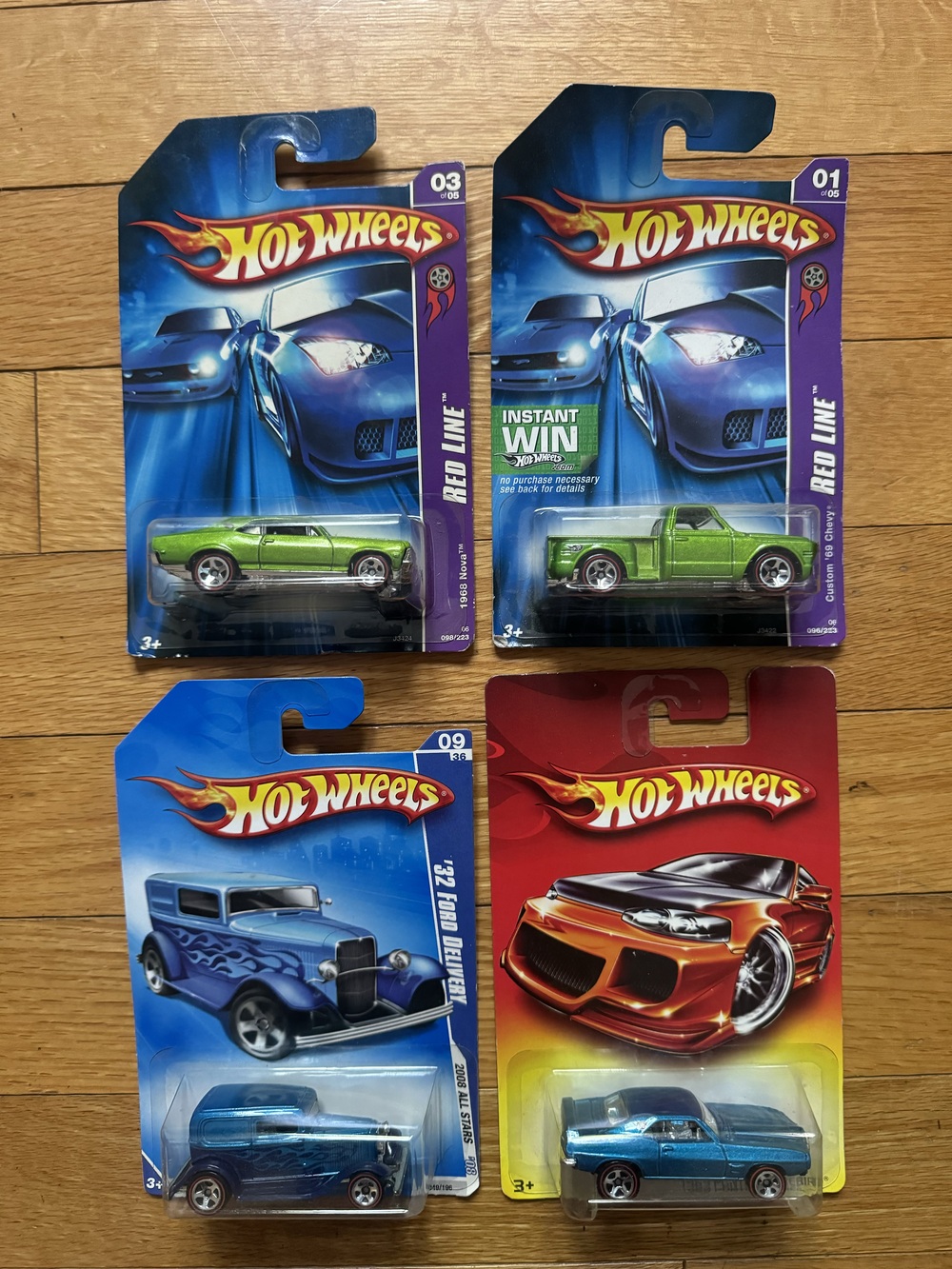 Hot Wheels Red Line cars from 1990s